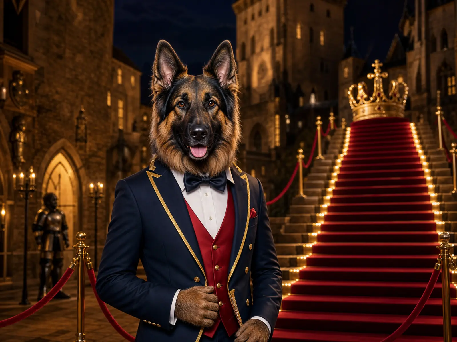 Chodský pes ve VIP programu na hradě Karlštejn